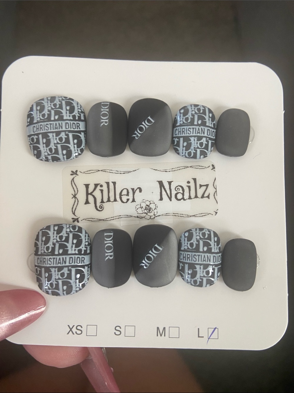 New handmade fashion inspired nails